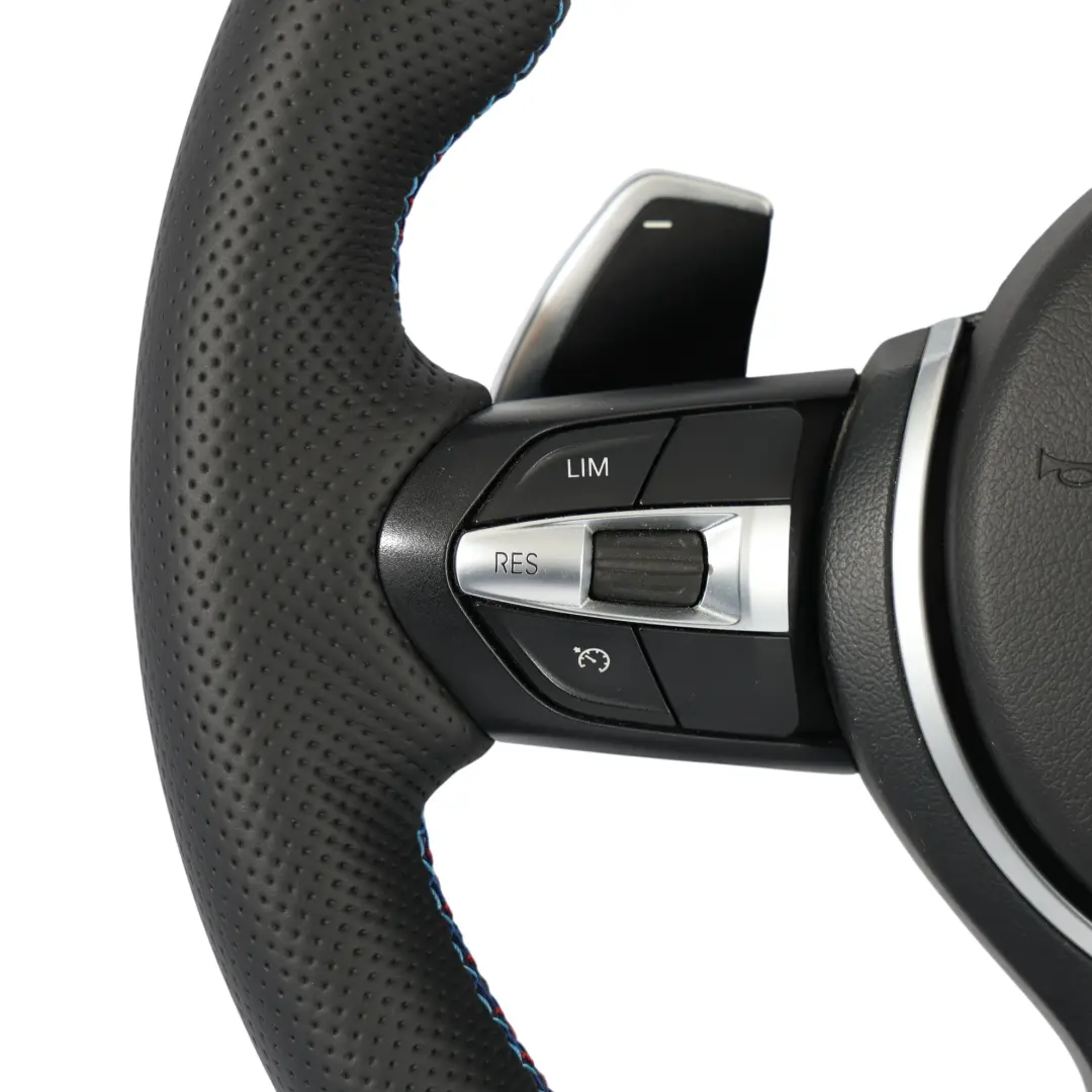 Volante BMW F07 F10 F11 LCI NUOVO Pelle Nera M Sport Cambio al Volante - SKU 7851234-3-SET - Numero di parte 7851234