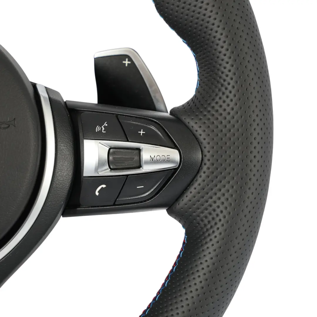 Volante BMW F07 F10 F11 LCI NUOVO Pelle Nera M Sport Cambio al Volante - SKU 7851234-3-SET - Numero di parte 7851234