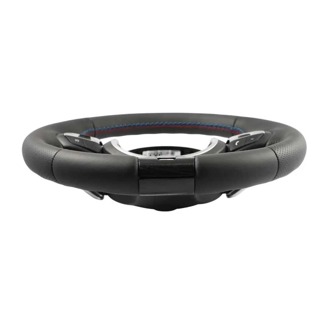 BMW X3 F25 X4 F26 X5 F15 Volante Riscaldato NUOVO NERO Pelle M Sport Pagaie - SKU 7851499-3 - Numero di parte 7851499