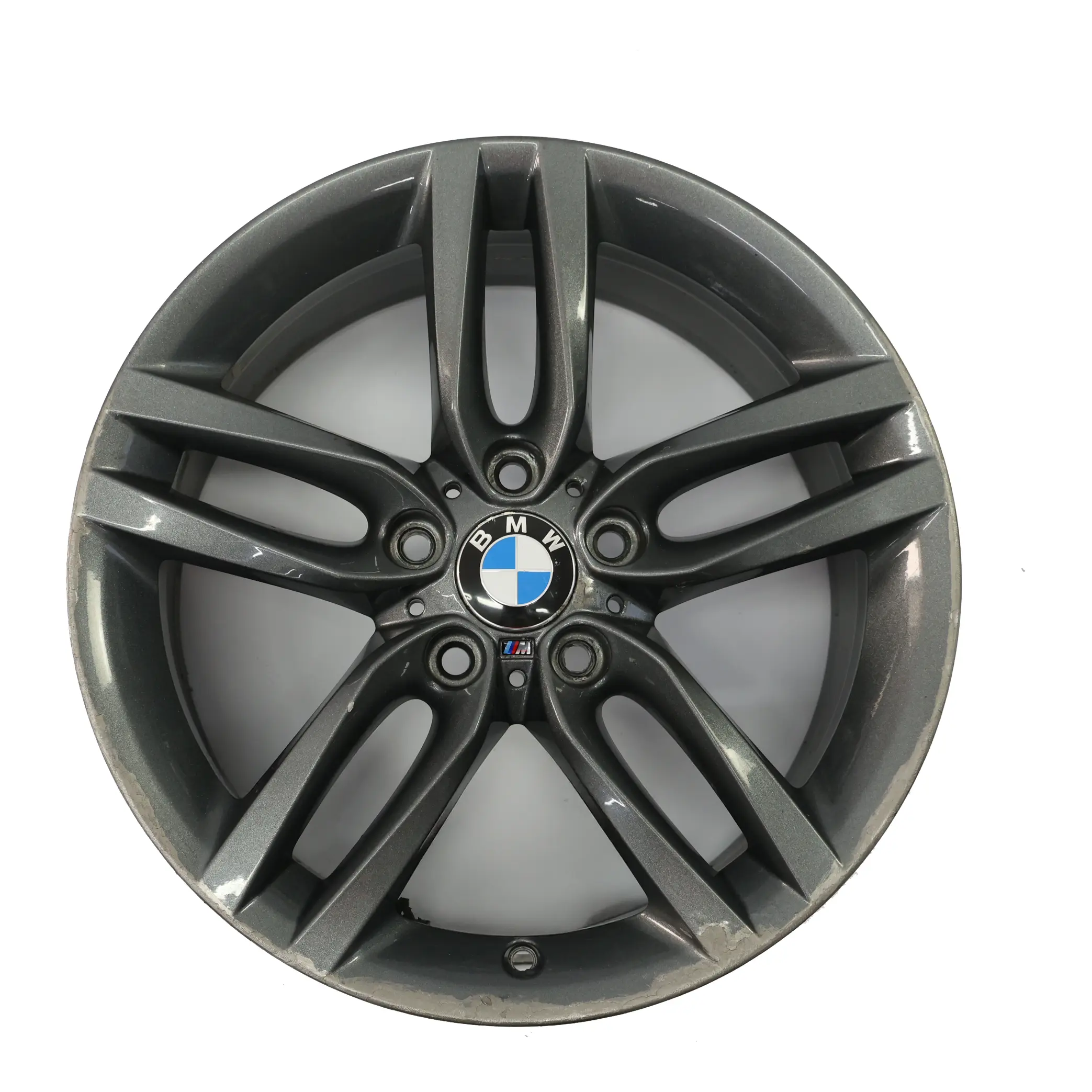 BMW F20 Ferric Grau Leicht metall felge hinten 18" 8J ET:52 M Doppelspeiche 461