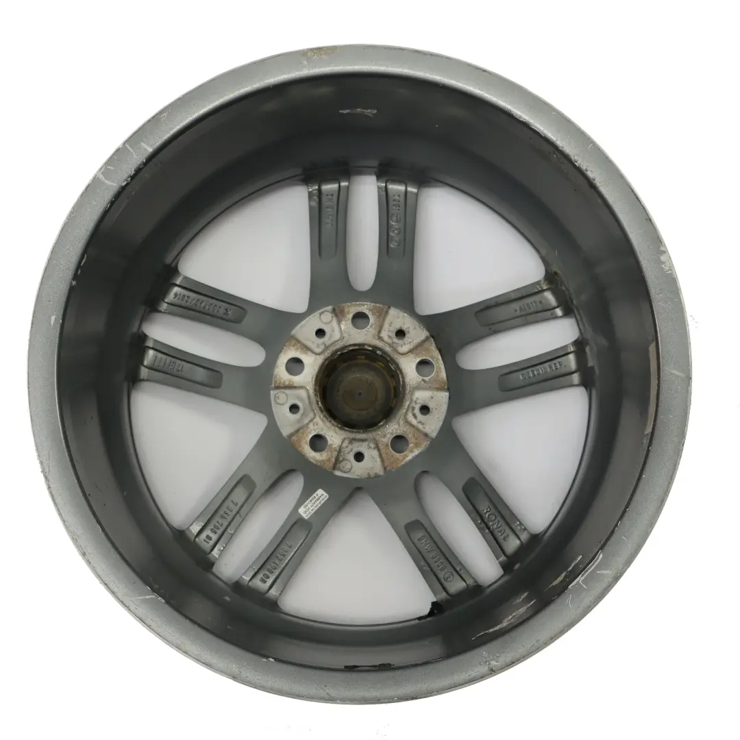 BMW F20 F21 Cerchio lega posteriore grigio ferrico 18" 8J M Doppie razze 461 - SKU 7852490-2 - Numero di parte 7852490