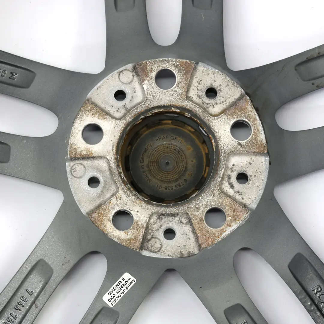 Ferric Grau Leicht metall felge hinten 18" 8J ET:52 M Doppelspeiche 461 für BMW F20 mit Teilenummer 7852490 BMW F20 Ferric Grau Leicht metall felge hinten 18" 8J ET:52 M Doppelspeiche 461 - SKU 7852490-2 - Teilenummer 7852490