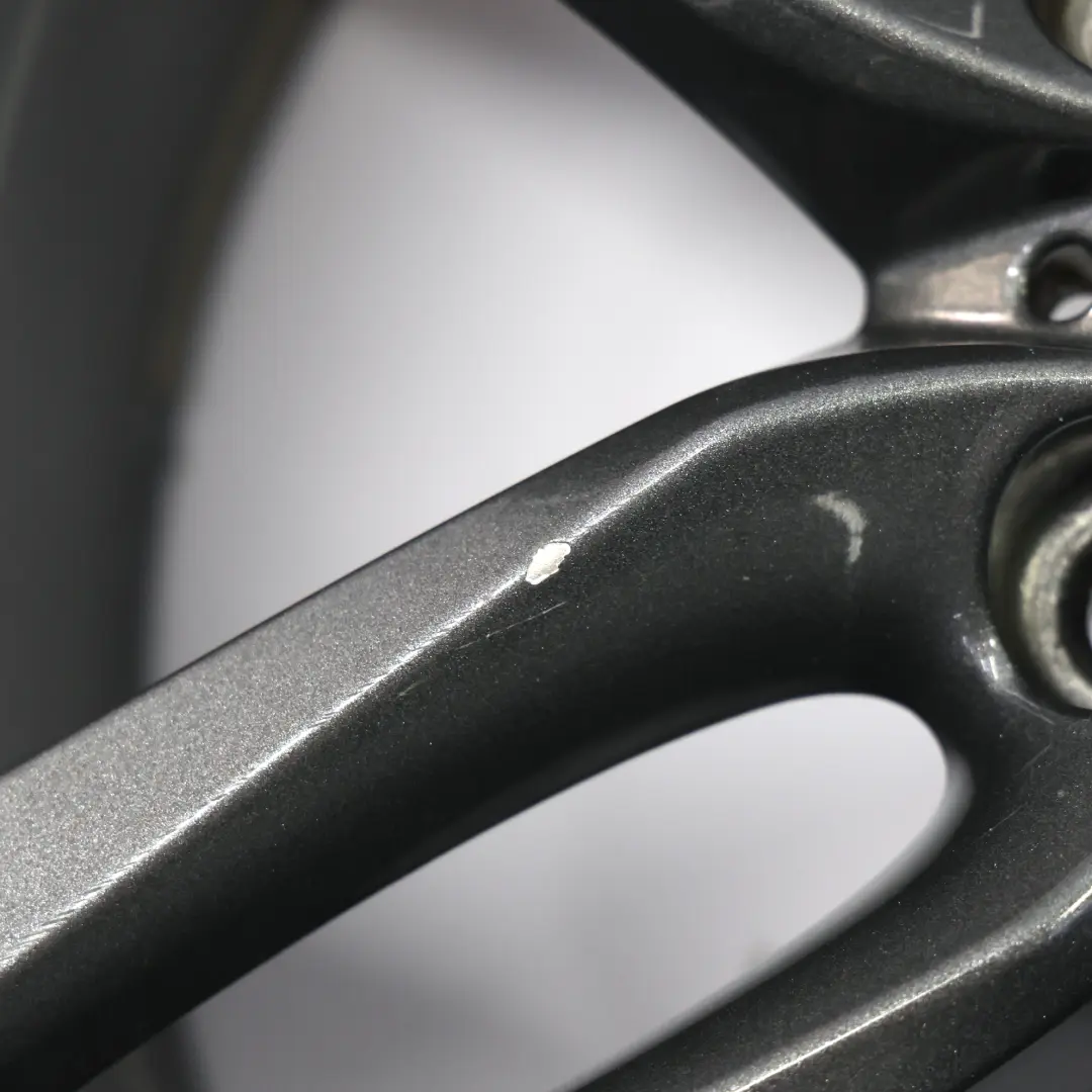 BMW F20 F21 Cerchio lega posteriore grigio ferrico 18" 8J M Doppie razze 461 - SKU 7852490-2 - Numero di parte 7852490