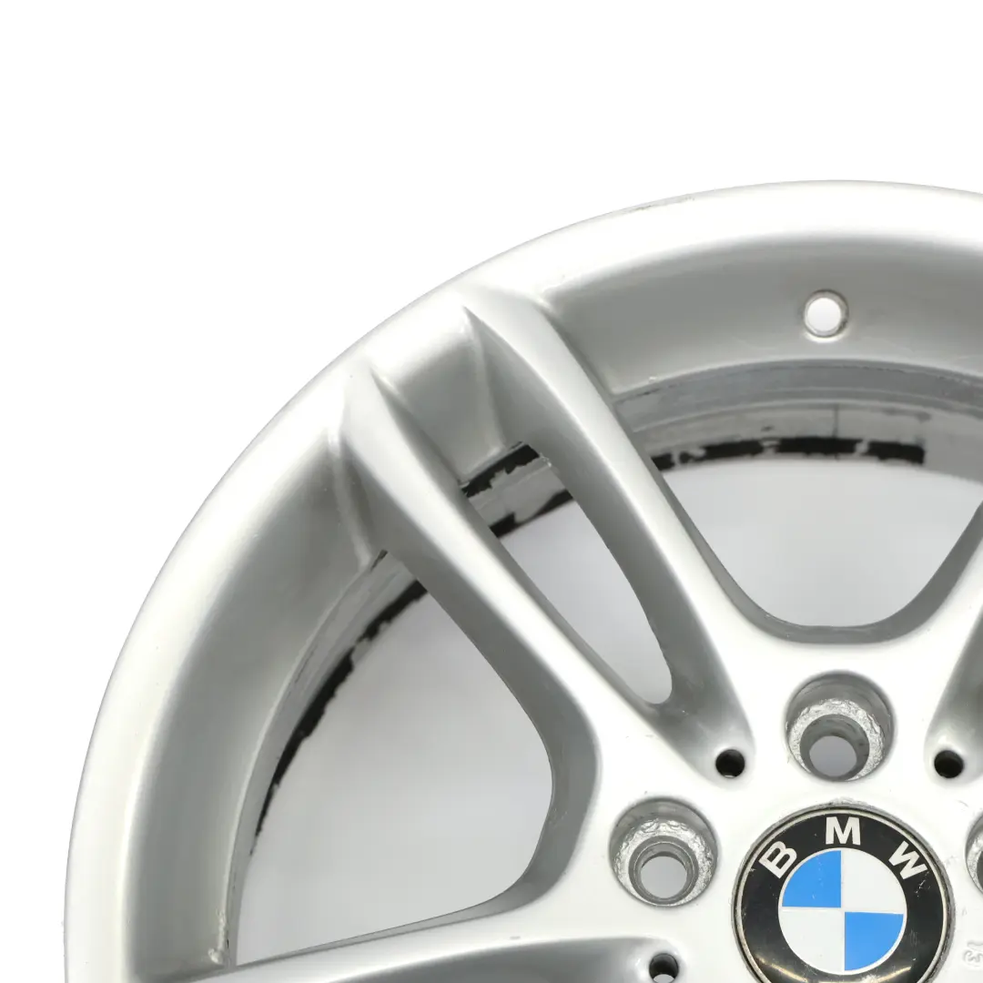 BMW E81 E87 Silver Front Alloy Wheel Rim 18" M Double Spoke 261 7,5J - SKU 7891050-1 - Part number 7891050