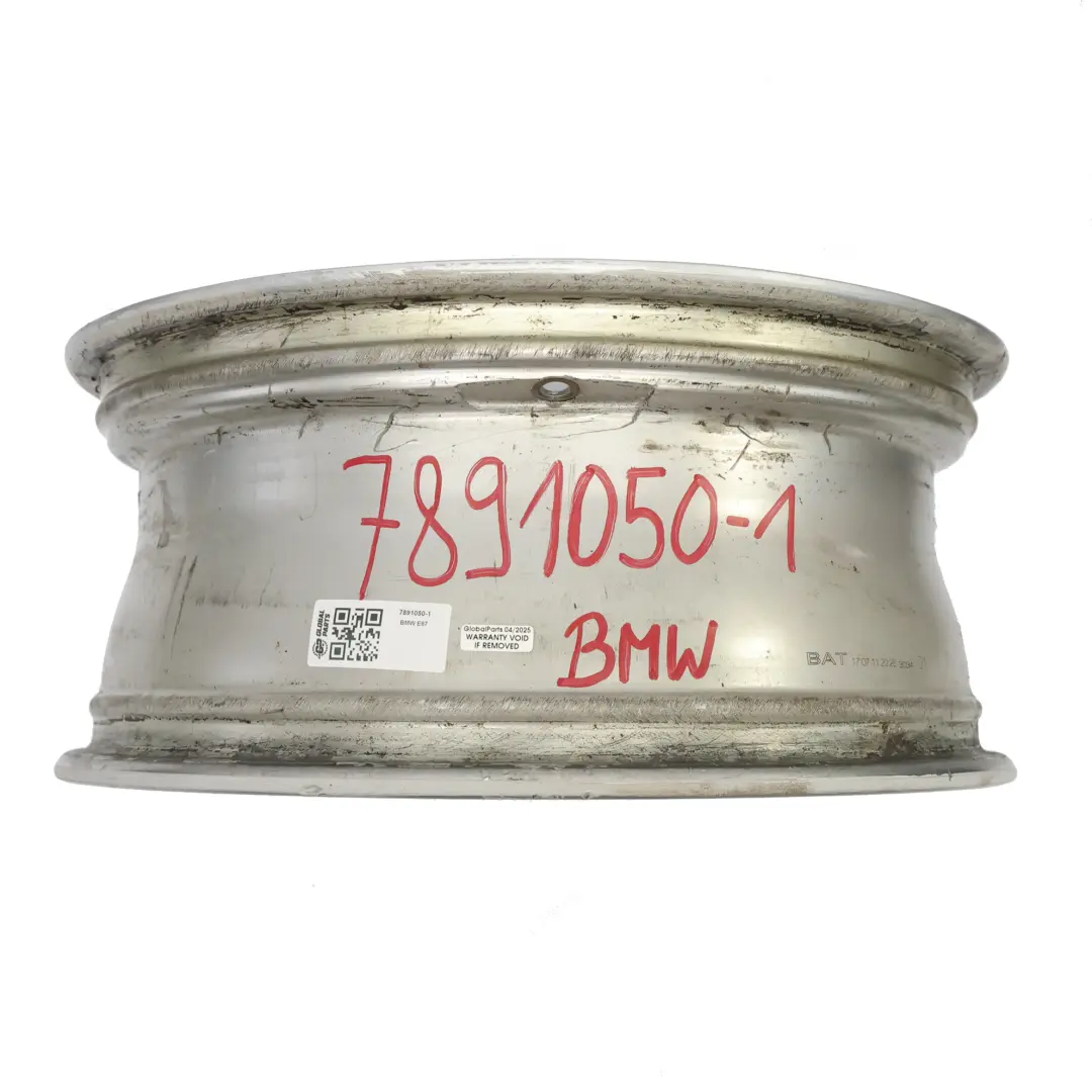 BMW E81 E87 Jante Avant Argentee en Alu 18" M a Double Rayons 261 7,5J - SKU 7891050-1 - Numéro de pièce 7891050