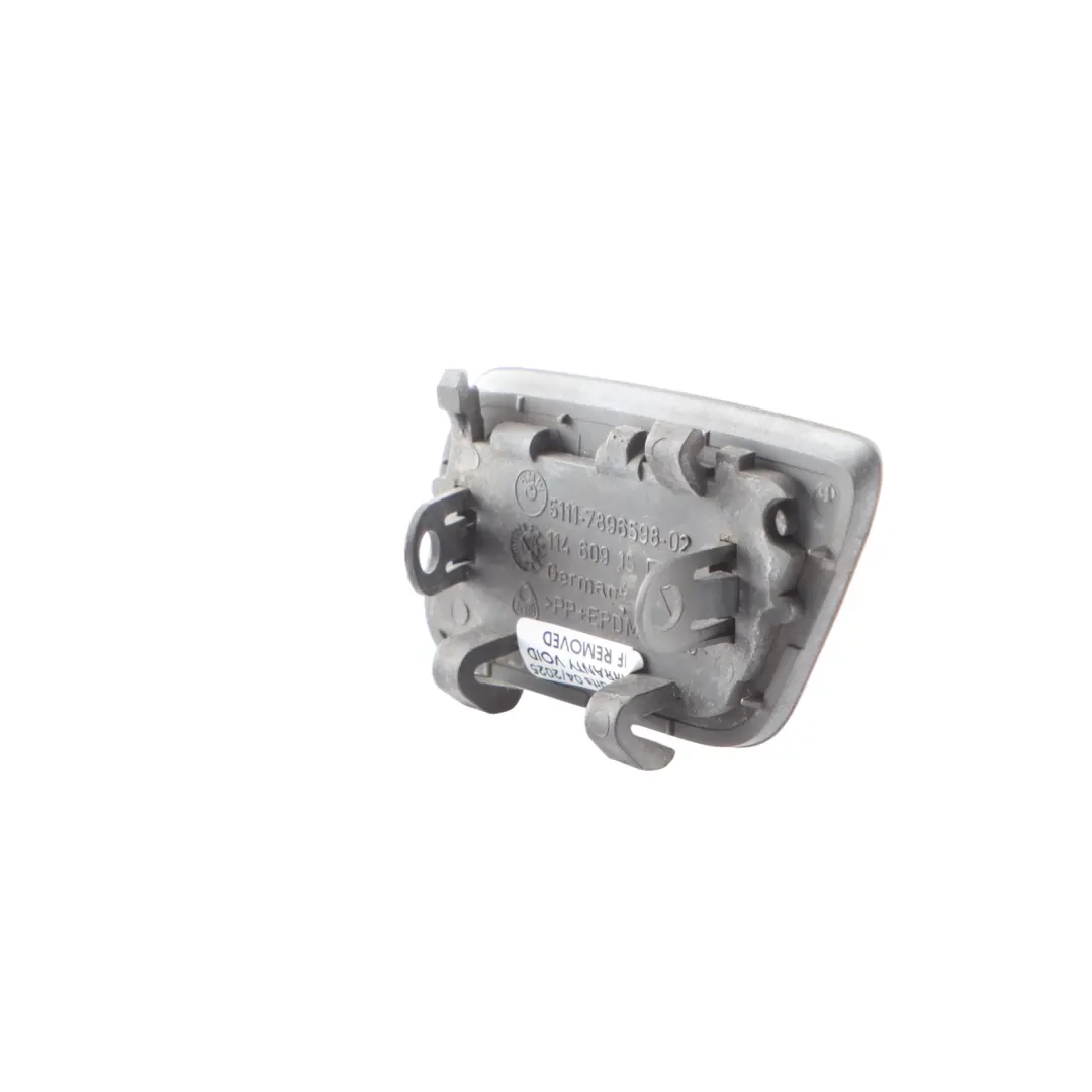 Headlight Washer Flap BMW E60 E61 Front Bumper Cover Right O/S Spacegrau - A52 to with Part number 7897212 Headlight Washer Flap BMW E60 E61 Front Bumper Cover Right O/S Spacegrau - A52 - SKU 7897212-SCG - Part number 7897212