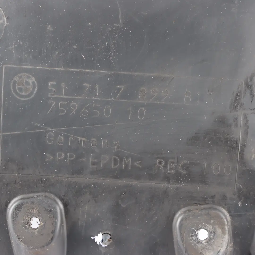 BMW E90 E92 E93 M3 Radkasten Abdeckung Verkleidung Unten Vorne Links - SKU 7899815-1 - Teilenummer 7899815