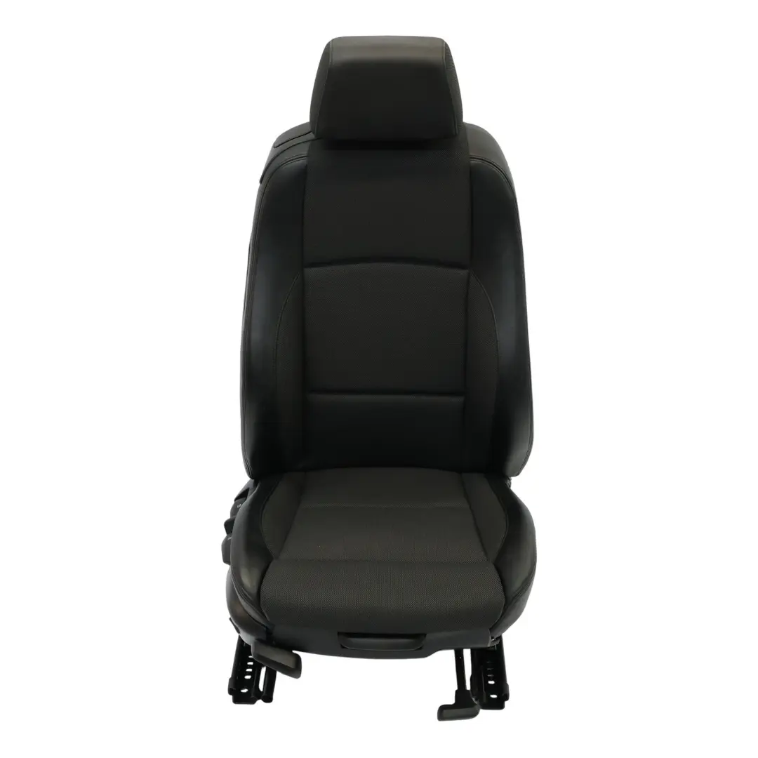BMW E81 E82 Przedni Fotel Sportowy Prawy Materiał Imitacja Skóry Czarny - SKU 7903452-2 - Numer Części 7903452