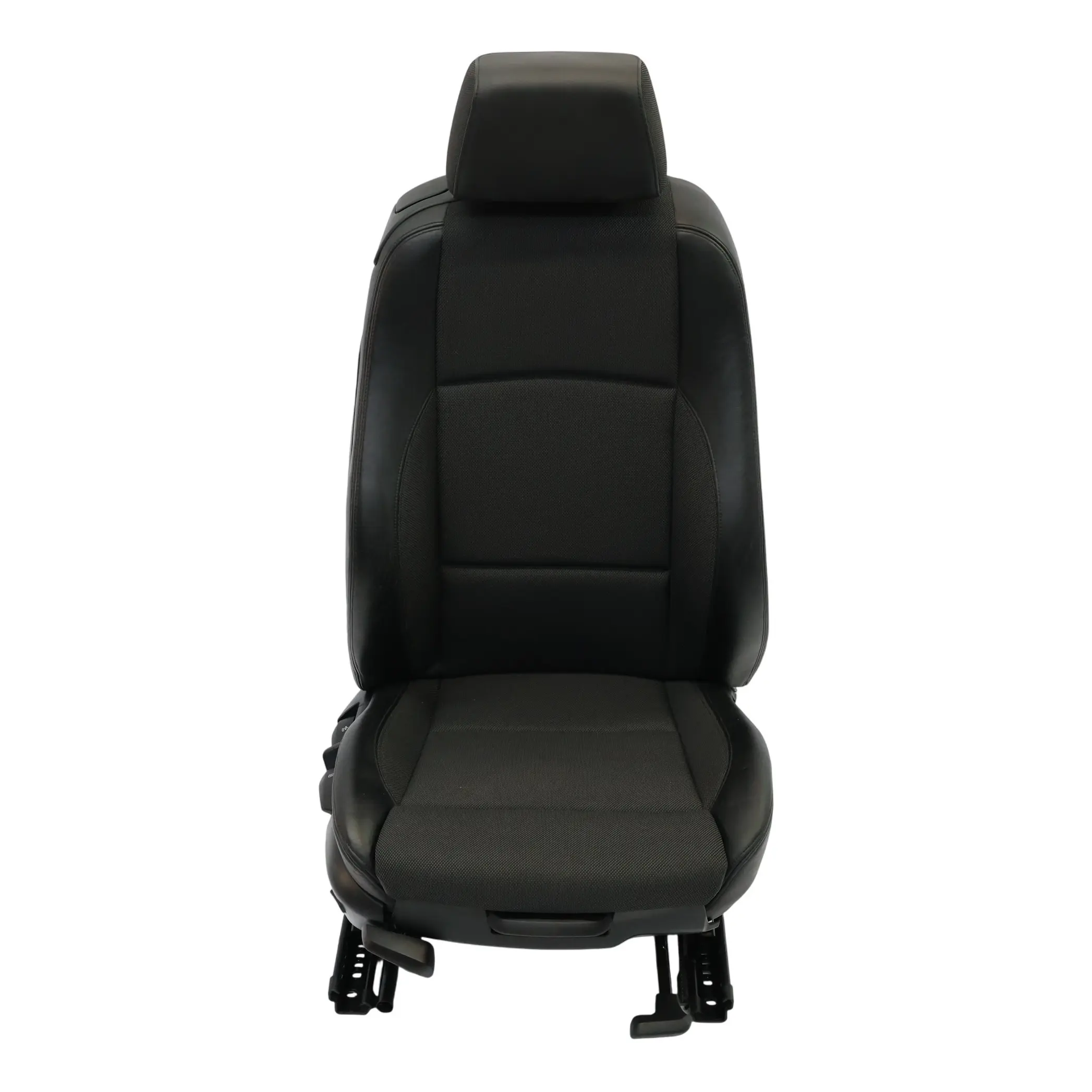 Sedile Anteriore Sportivo BMW E81 E82 Destro Interno Panno Finta Pelle Nero