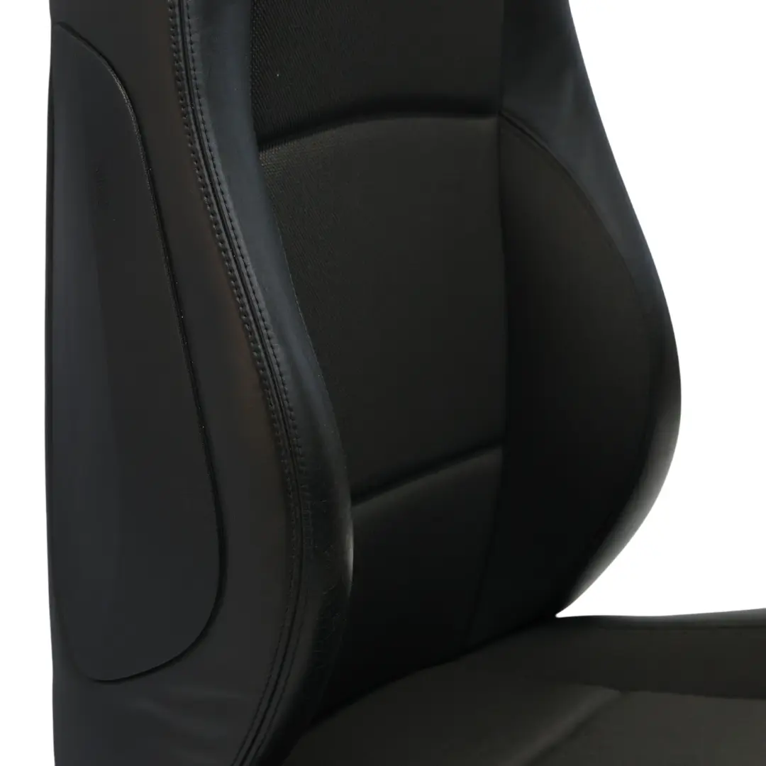 BMW E81 E82 Przedni Fotel Sportowy Prawy Materiał Imitacja Skóry Czarny - SKU 7903452-2 - Numer Części 7903452