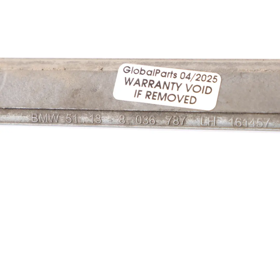 Door Moulding Strip Front Left N/S Trim Strip Titan Silver - 354 to BMW X5 E70 with Part number 7903857 BMW X5 E70 Door Moulding Strip Front Left N/S Trim Strip Titan Silver - 354 - SKU 7903857-TS - Part number 7903857