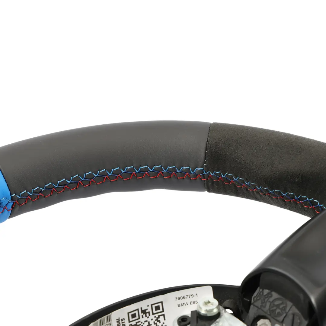 NUEVO Negro Cuero / Alcantara M Sport Volante para BMW Z4 E85 Roadster con número de pieza 7906779 BMW Z4 E85 Roadster NUEVO Negro Cuero / Alcantara M Sport Volante - SKU 7906779-1 - Número de pieza 7906779