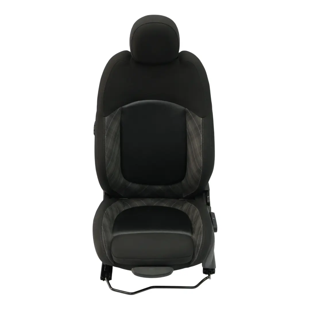 Sedile Sportivo Anteriore Sinistro Interno Mezza Pelle Nero Carbonio per Mini F55 con numero di parte 7939983 Mini F55 Sedile Sportivo Anteriore Sinistro Interno Mezza Pelle Nero Carbonio - SKU 7939983-2 - Numero di parte 7939983