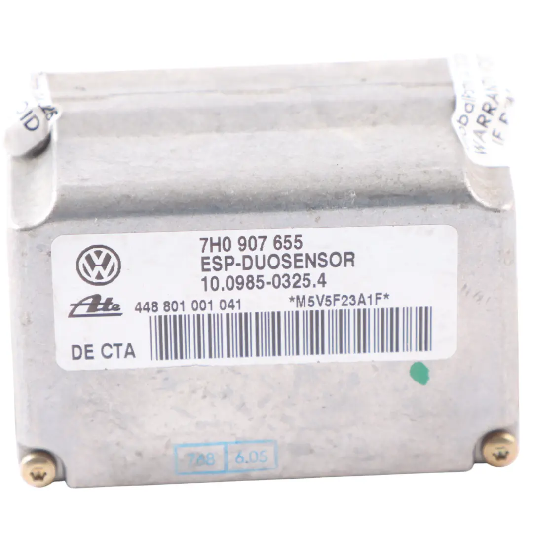 8N Yaw Rotary Rate Sensor Speed Cluster Sensor to Audi TT with Part number 7H0907655 Audi TT 8N Yaw Rotary Rate Sensor Speed Cluster Sensor - SKU 7H0907655 - Part number 7H0907655