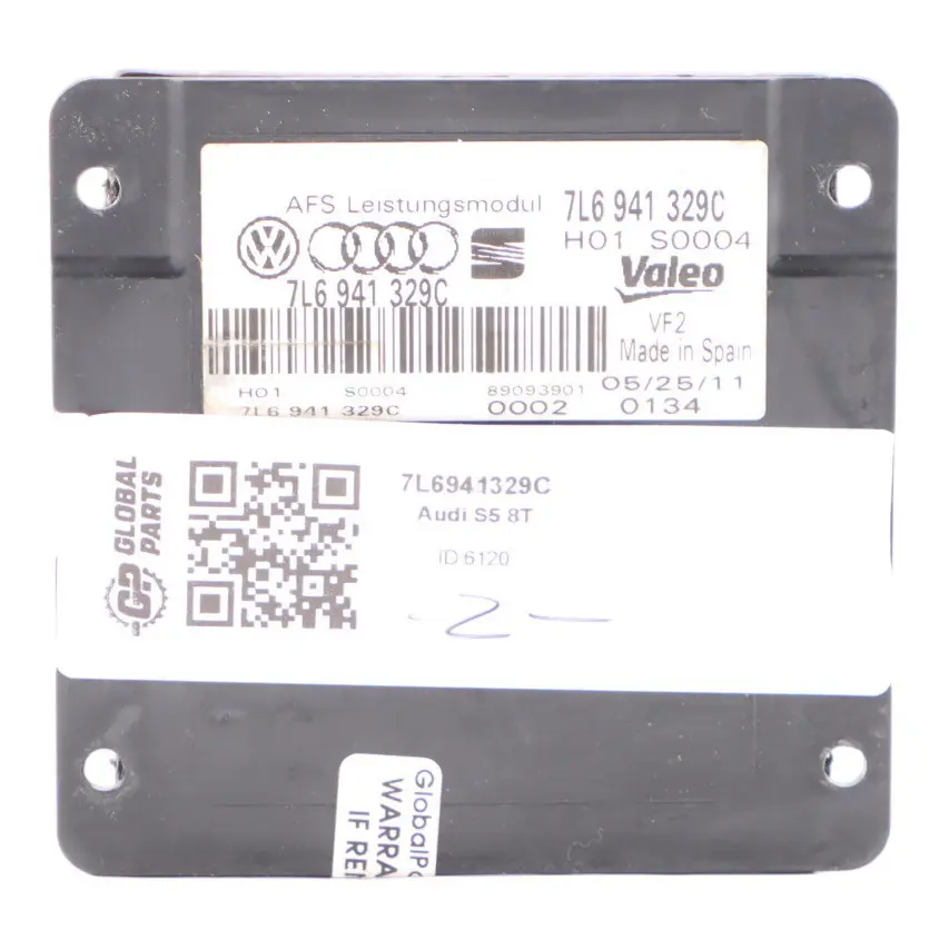Audi Volkswagen Seat Skoda Headlight Cornering Control Module Xenon 4H0941329 - SKU 7L6941329C - Part number 7L6941329C
