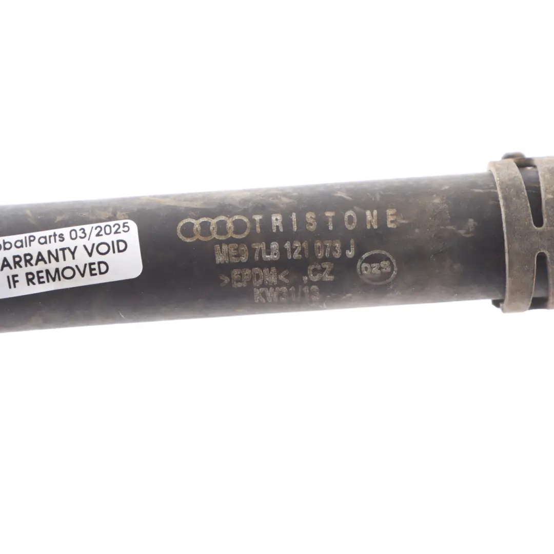 Coolant Hose Radiator Pipe Water Cooling Line to Audi Q7 4L 3.0 TDI with Part number 7L8121073J Audi Q7 4L 3.0 TDI Coolant Hose Radiator Pipe Water Cooling Line - SKU 7L8121073J - Part number 7L8121073J