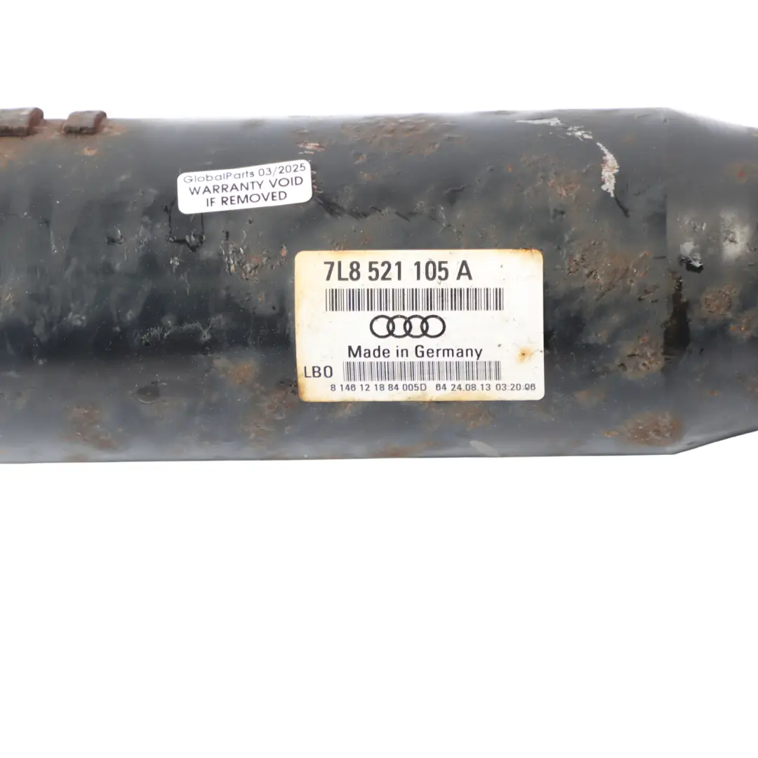 Propshaft Drive Shaft Automatic Transmission 3.0 Diesel to Audi Q7 4L with Part number 7L8521105A Audi Q7 4L Propshaft Drive Shaft Automatic Transmission 3.0 Diesel - SKU 7L8521105A - Part number 7L8521105A