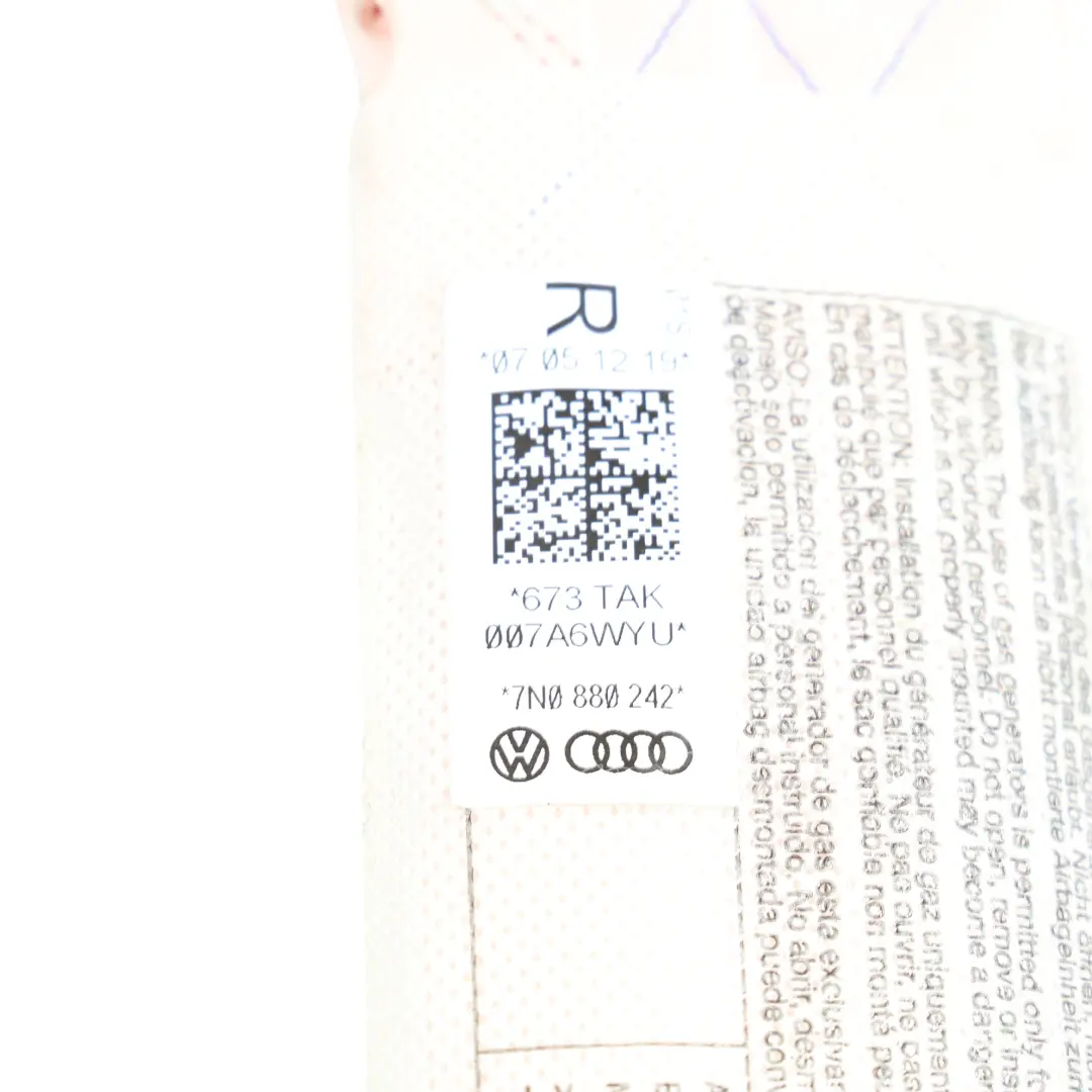 7N Module D'Air De Siège Avant Droit pour Volkswagen Sharan à propos du numéro de pièce 7N0880242 Volkswagen Sharan 7N Module D'Air De Siège Avant Droit - SKU 7N0880242 - Numéro de pièce 7N0880242