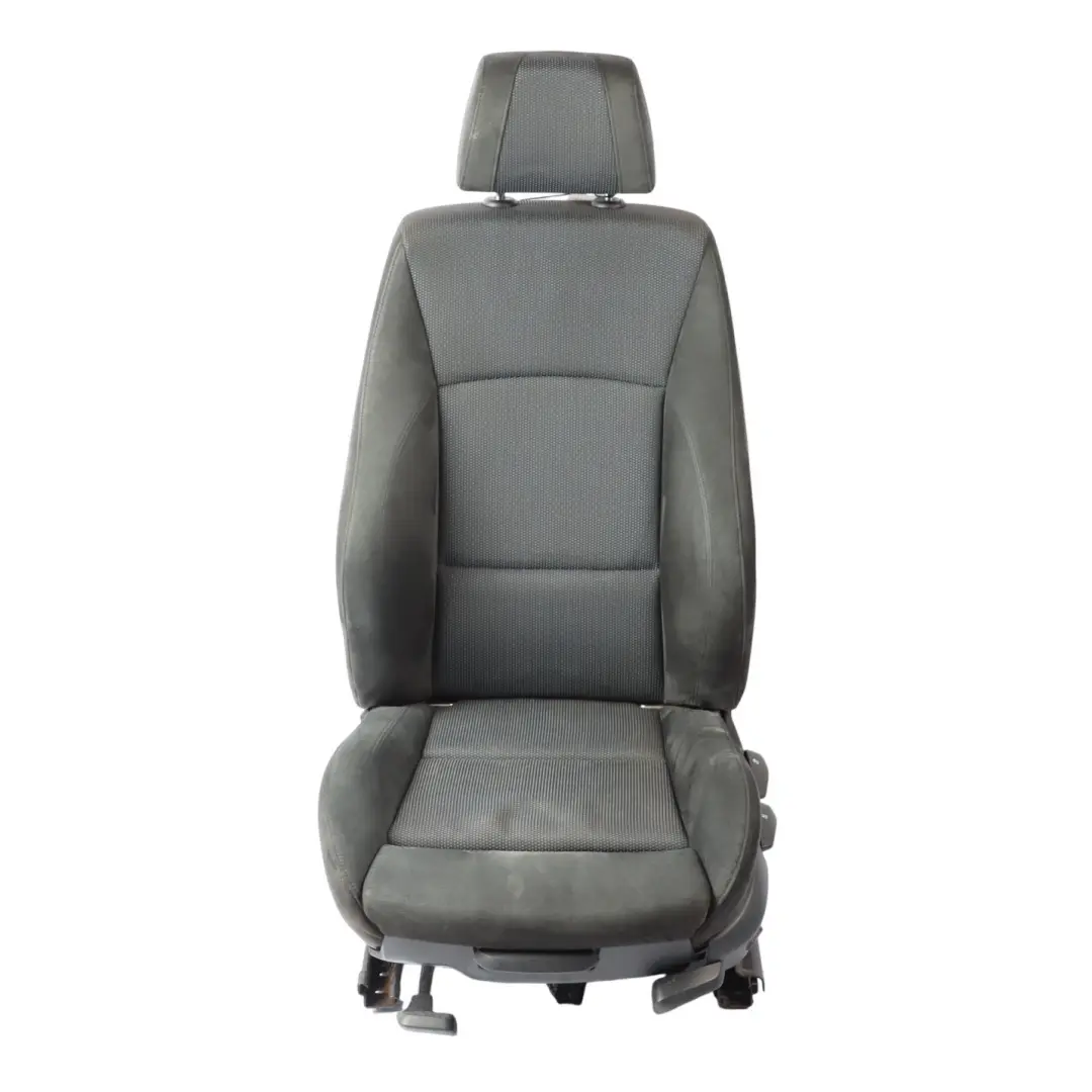 BMW E90 E91 LCI M Sport Fotel Lewy Przód Przedni Alkantara Antracyt - SKU 8036335-5 - Numer Części 8036335