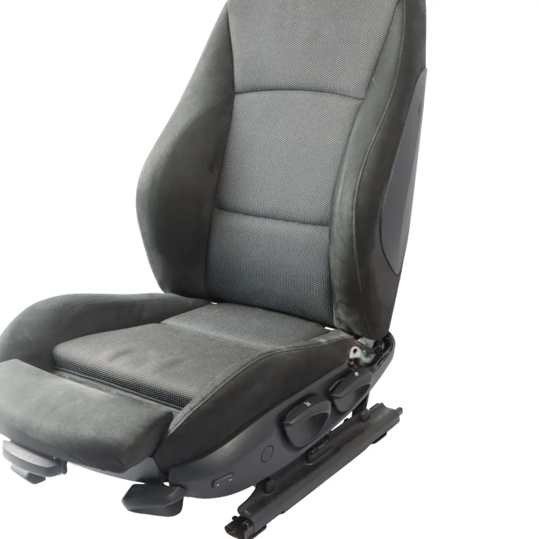 Front Seat BMW E90 E91 LCI M Sport Cloth Left N/S Heated Alcantara Anthracite  - SKU 8036335-5 - Part number 8036335