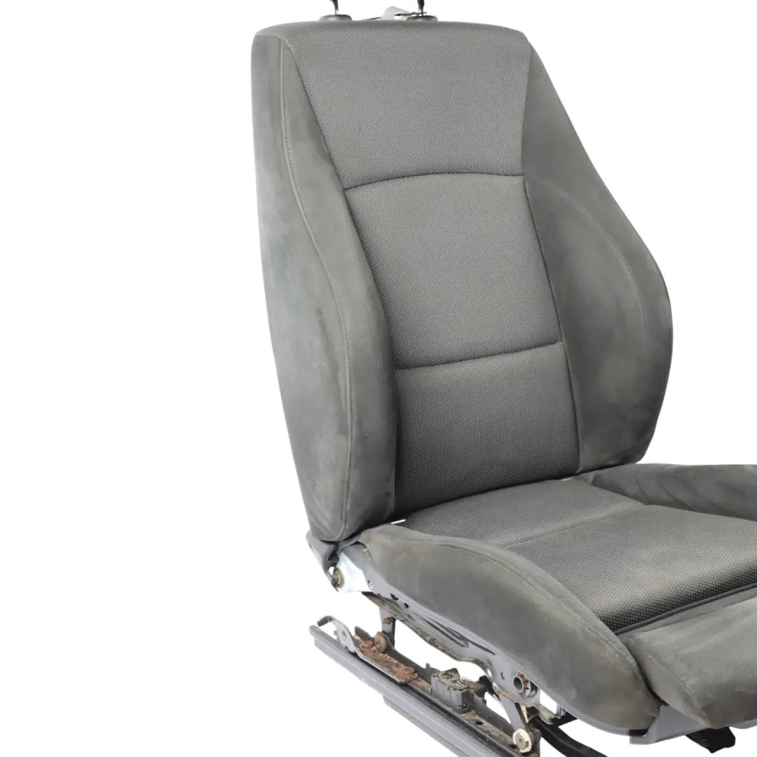 Front Seat BMW E90 E91 LCI M Sport Cloth Left N/S Heated Alcantara Anthracite  - SKU 8036335-5 - Part number 8036335