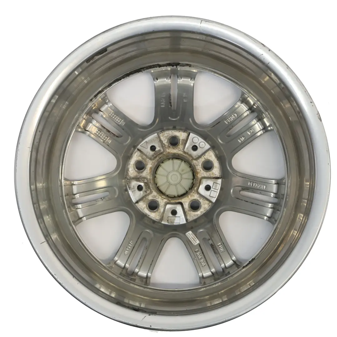Llanta Aleación Plata M Doble Radio 194 17" ET:34 8J para BMW E90 E91 E92 con número de pieza 8036935 BMW E90 E91 E92 Llanta Aleación Plata M Doble Radio 194 17" ET:34 8J - SKU 8036935-10 - Número de pieza 8036935
