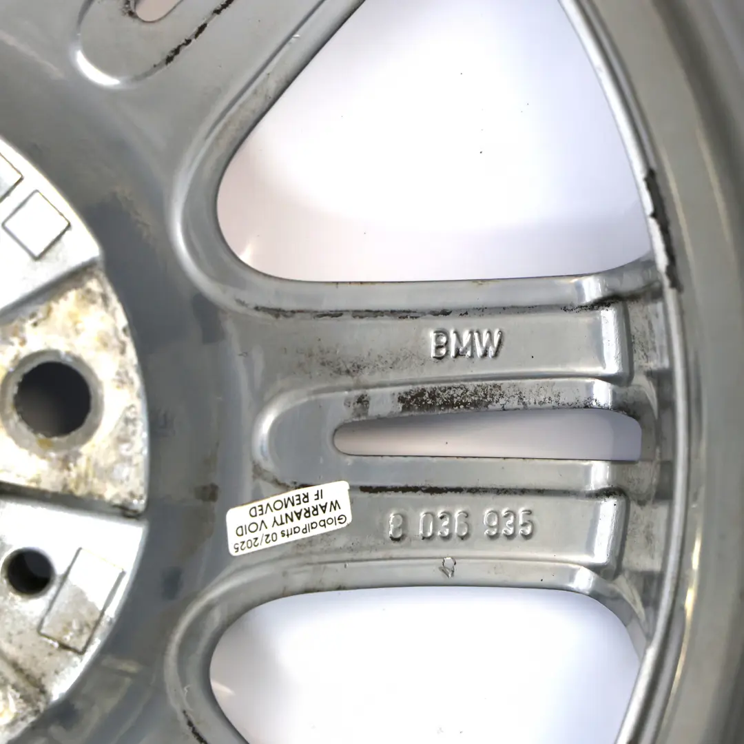 Cerchio Lega Argento M Doppie Razze 194 17" ET:34 8J per BMW E90 E91 E92 con numero di parte 8036935 BMW E90 E91 E92 Cerchio Lega Argento M Doppie Razze 194 17" ET:34 8J - SKU 8036935-10 - Numero di parte 8036935