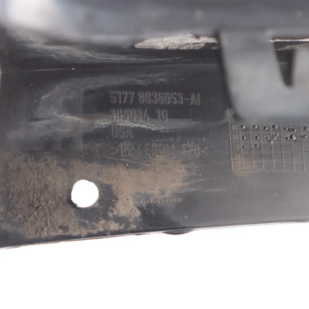 BMW X5 E70 Listwa Błotnika Lewa Przednia M-Pakiet Czarna - SKU 8037291-BS - Numer Części 8037291