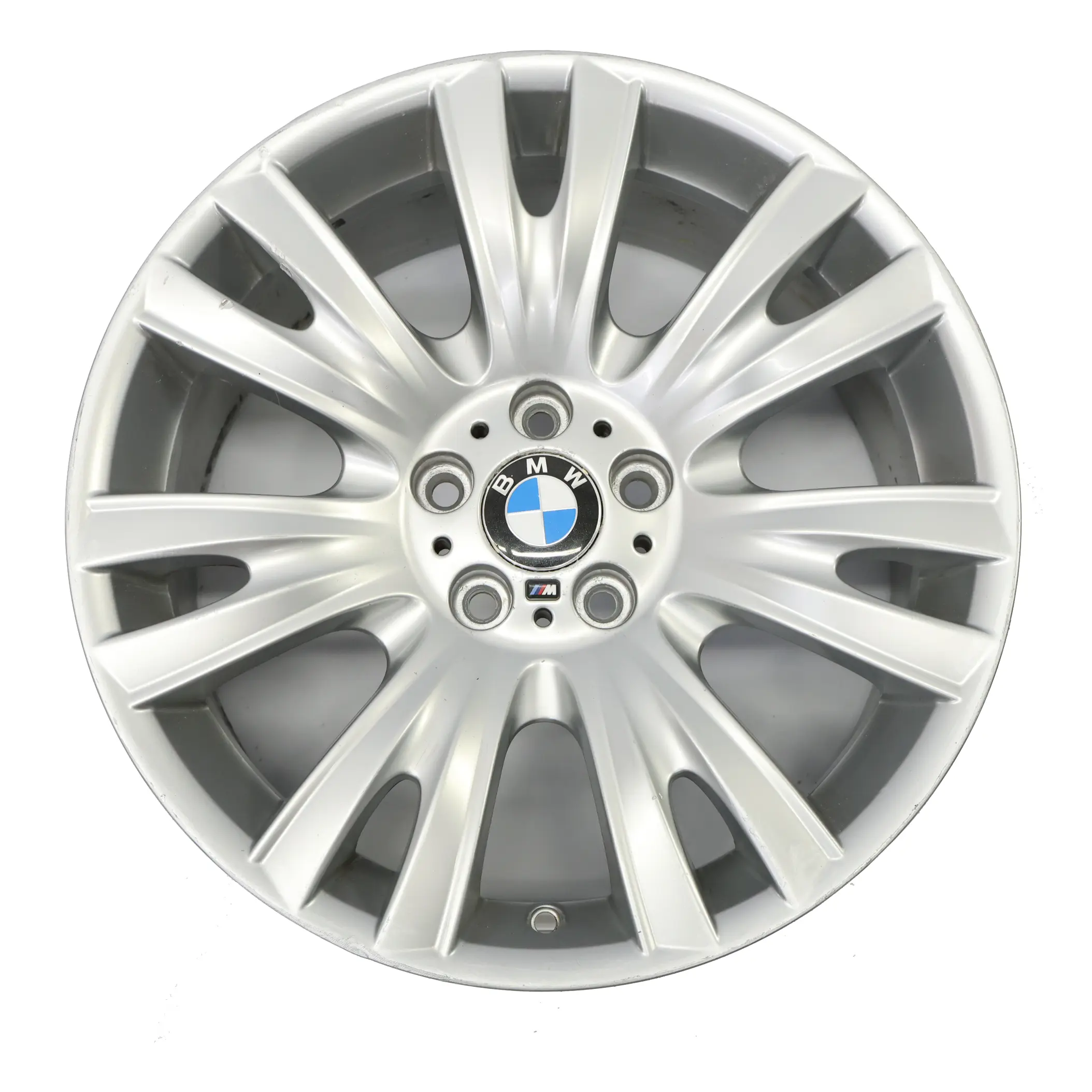BMW X5 E70 Argento Cerchio In Lega 19" V Spoke 223 M-Sport Et:37 9J 8037347