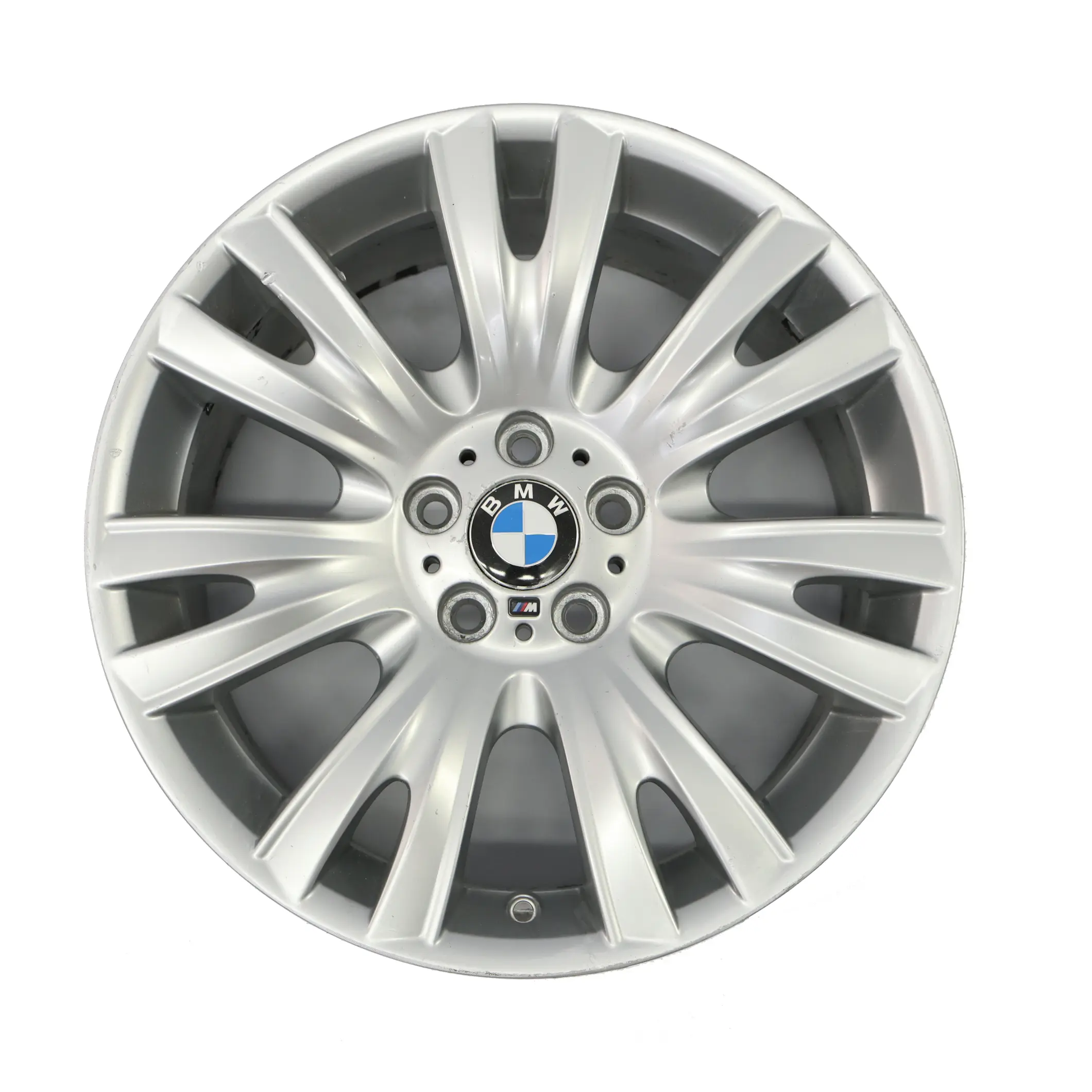 BMW X5 E70 Argento Cerchio In Lega 19" V Spoke 223 M-Sport Et:37 9J 8037347