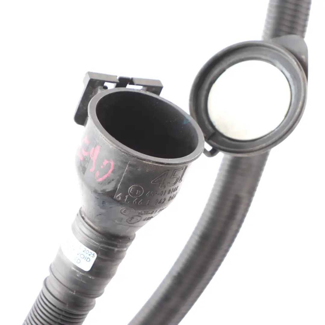 Washer Reservoir Fluid Filler Neck Tube Pipe to BMW E90 E92 E93 M3 with Part number 8042866 BMW E90 E92 E93 M3 Washer Reservoir Fluid Filler Neck Tube Pipe - SKU 8042866 - Part number 8042866