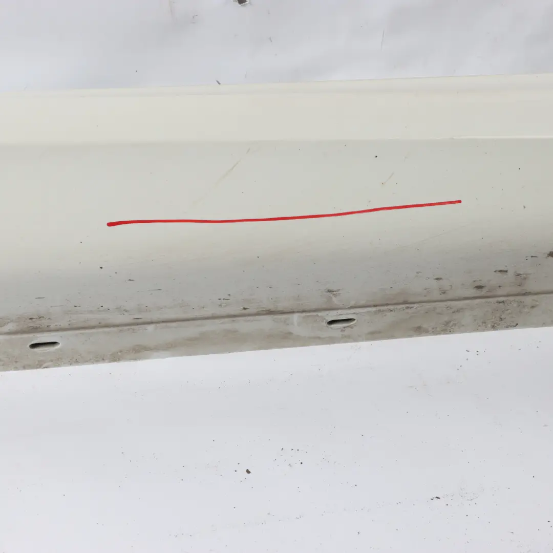 Side Skirt BMW X1 E84 M Sport Sill Cover Panel Right O/S Alpinweiss White - 300 to with Part number 8047544 Side Skirt BMW X1 E84 M Sport Sill Cover Panel Right O/S Alpinweiss White - 300 - SKU 8047544-AW2 - Part number 8047544