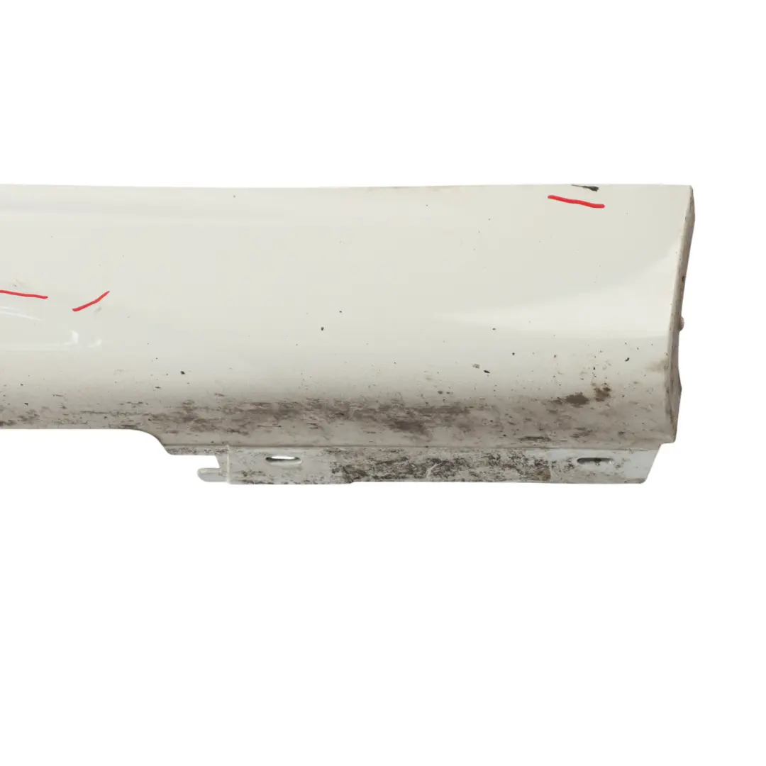 Side Skirt BMW X1 E84 M Sport Sill Cover Panel Right O/S Alpinweiss White - 300 to with Part number 8047544 Side Skirt BMW X1 E84 M Sport Sill Cover Panel Right O/S Alpinweiss White - 300 - SKU 8047544-AW2 - Part number 8047544