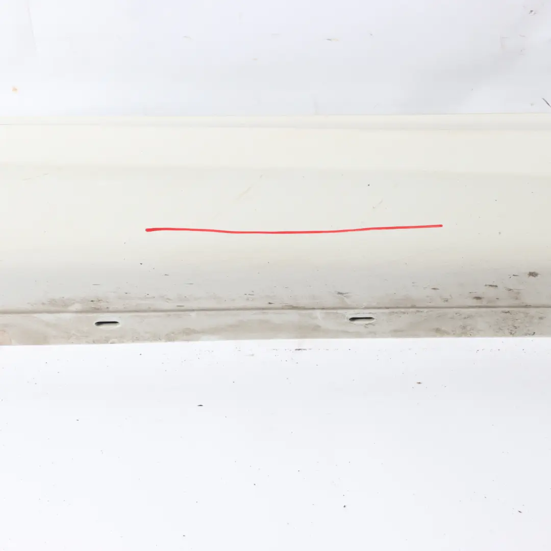 Side Skirt BMW X1 E84 M Sport Sill Cover Panel Right O/S Alpinweiss White - 300 to with Part number 8047544 Side Skirt BMW X1 E84 M Sport Sill Cover Panel Right O/S Alpinweiss White - 300 - SKU 8047544-AW2 - Part number 8047544