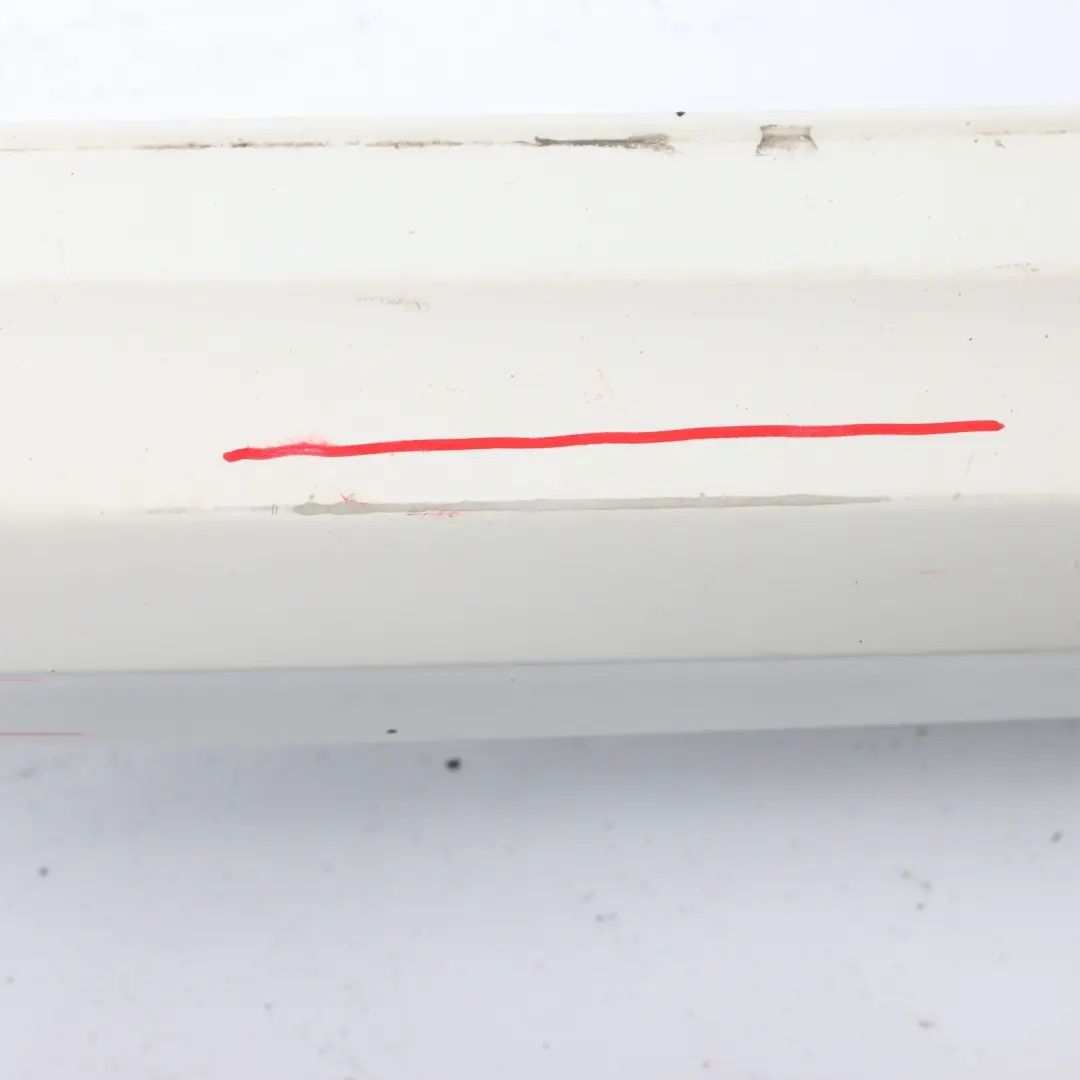 Side Skirt BMW X1 E84 M Sport Sill Cover Panel Right O/S Alpinweiss White - 300 to with Part number 8047544 Side Skirt BMW X1 E84 M Sport Sill Cover Panel Right O/S Alpinweiss White - 300 - SKU 8047544-AW2 - Part number 8047544