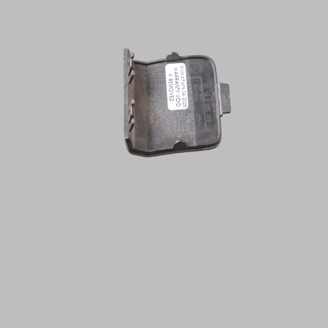 BMW F06 Front Towing Eye Hook Cover Cap Trim Panel Alpinweiss 3 - 300 - SKU 8050383-AW - Part number 8050383