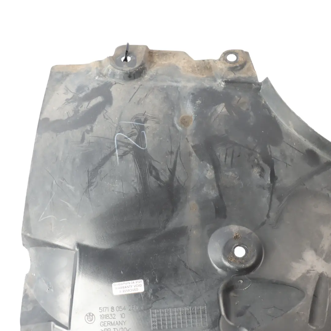 Arch Liner BMW F80 M3 F82 F83 M4 Splash Guard Front Right O/S to Wheel with Part number 8054280 Wheel Arch Liner BMW F80 M3 F82 F83 M4 Splash Guard Front Right O/S - SKU 8054280 - Part number 8054280