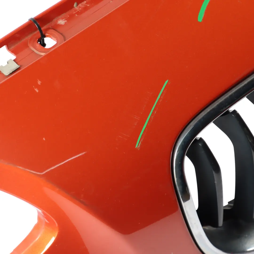 Front Bumper BMW F20 F21 M Sport Trim Panel Valencia Orange Metallic - B44 to with Part number 8055147 Front Bumper BMW F20 F21 M Sport Trim Panel Valencia Orange Metallic - B44 - SKU 8055147-ORG - Part number 8055147