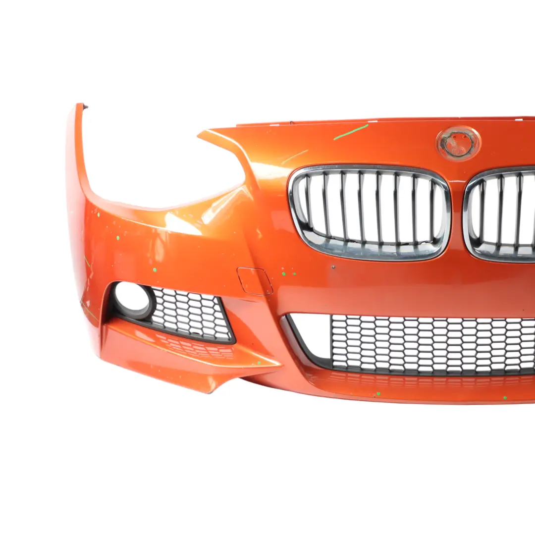 Front Bumper BMW F20 F21 M Sport Trim Panel Valencia Orange Metallic - B44 to with Part number 8055147 Front Bumper BMW F20 F21 M Sport Trim Panel Valencia Orange Metallic - B44 - SKU 8055147-ORG - Part number 8055147