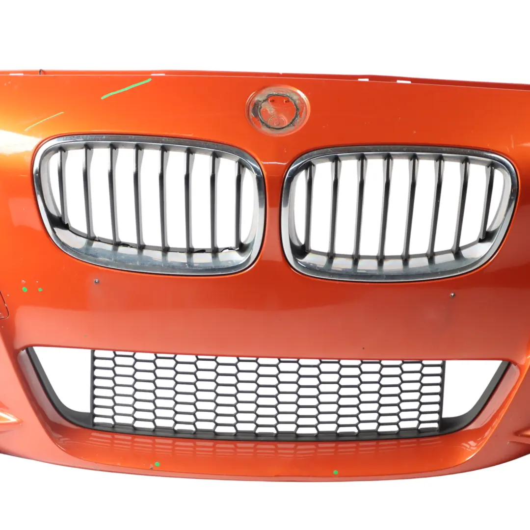 Front Bumper BMW F20 F21 M Sport Trim Panel Valencia Orange Metallic - B44 to with Part number 8055147 Front Bumper BMW F20 F21 M Sport Trim Panel Valencia Orange Metallic - B44 - SKU 8055147-ORG - Part number 8055147