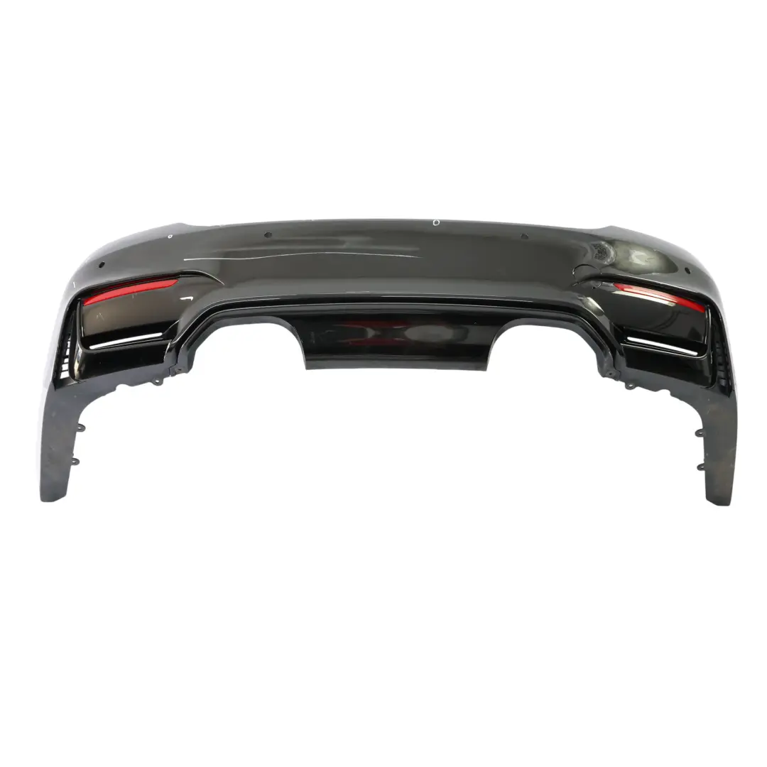 Bumper BMW F82 F83 M4 Complete Trim PDC Black Sapphire Metallic - 475 to Rear with Part number 8056223 Rear Bumper BMW F82 F83 M4 Complete Trim PDC Black Sapphire Metallic - 475 - SKU 8056223-BS1 - Part number 8056223