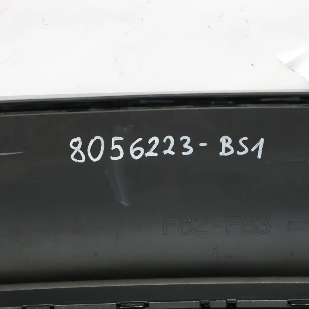 Rear Bumper BMW F82 F83 M4 Complete Trim PDC Black Sapphire Metallic - 475 - SKU 8056223-BS1 - Part number 8056223