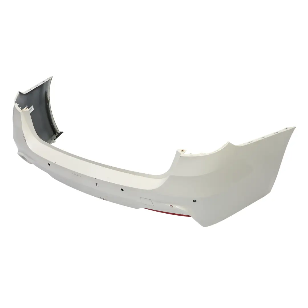 Bumper BMW F31 Touring M Sport Trim Panel PDC Alpinweiss 3 White - 300 to Rear with Part number 8056577 Rear Bumper BMW F31 Touring M Sport Trim Panel PDC Alpinweiss 3 White - 300 - SKU 8056577-AW - Part number 8056577