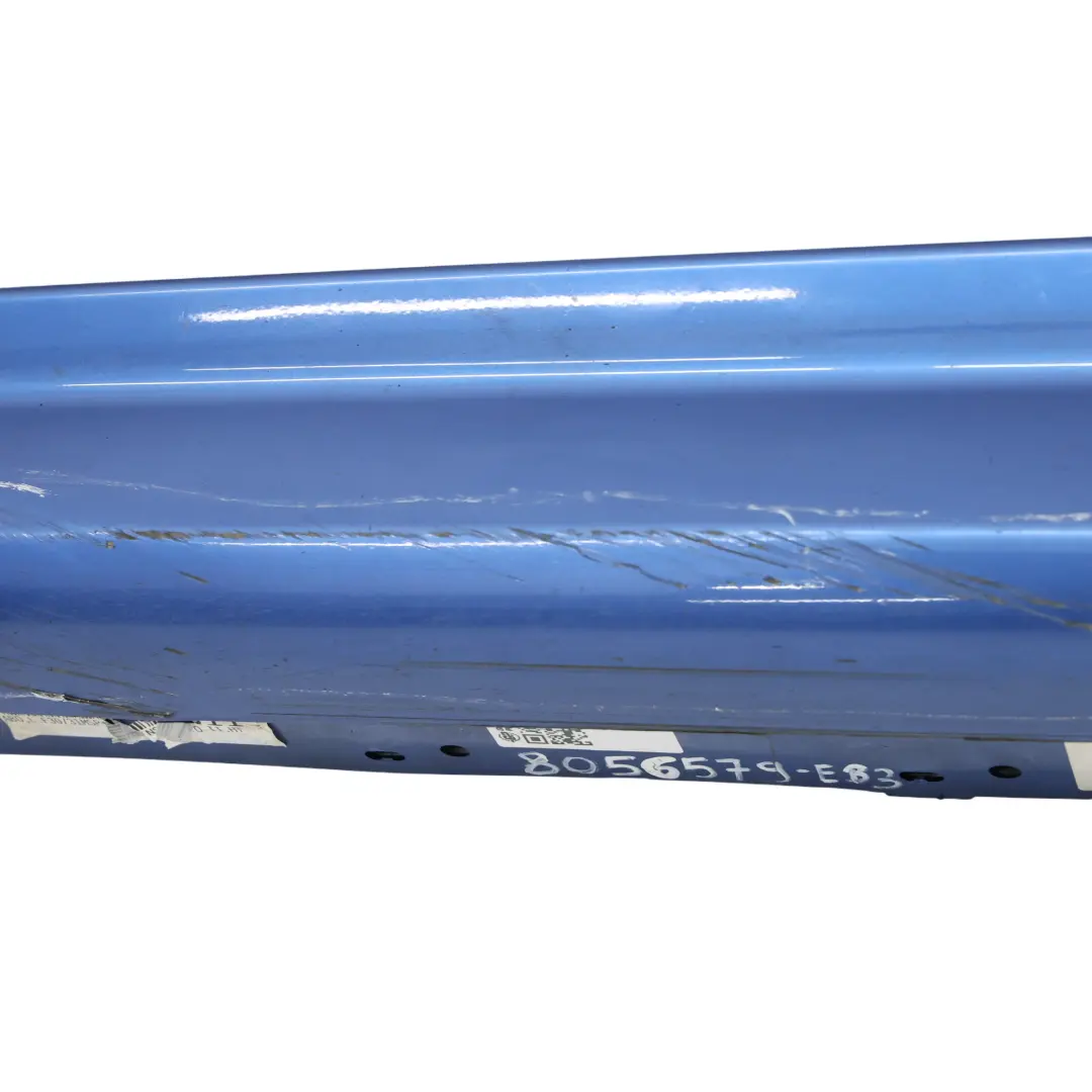BMW F30 F31 Próg Lewy M-Pakiet Listwa Progowa Estoril Blue Niebieski - B45 - SKU 8056579-EB3 - Numer Części 8056579