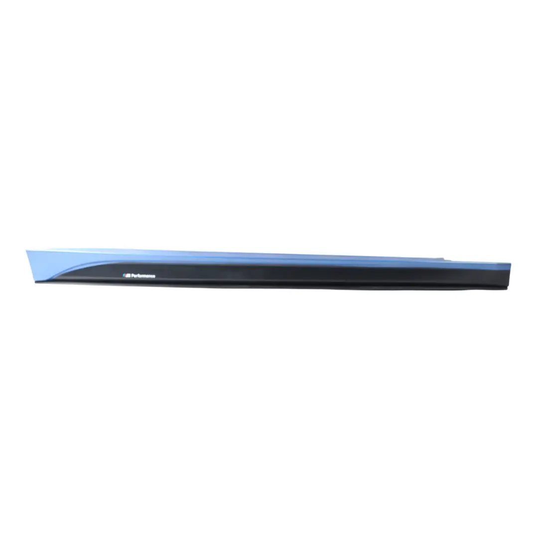 Side Skirt BMW F30 F31 Sill Strip M Sport Right O/S Estoril Blue Metallic - B45 to with Part number 8056580 Side Skirt BMW F30 F31 Sill Strip M Sport Right O/S Estoril Blue Metallic - B45 - SKU 8056580-EB3 - Part number 8056580