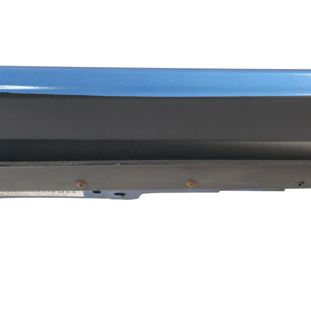 Side Skirt BMW F30 F31 Sill Strip M Sport Right O/S Estoril Blue Metallic - B45 to with Part number 8056580 Side Skirt BMW F30 F31 Sill Strip M Sport Right O/S Estoril Blue Metallic - B45 - SKU 8056580-EB3 - Part number 8056580
