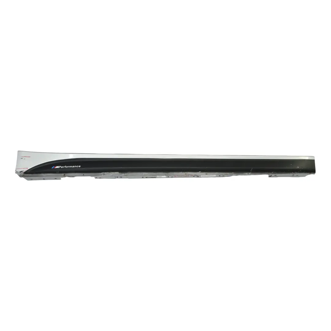 Side Skirt Sill Strip Right O/S Glacier Silver Metallic A83 to BMW F30 F31 M Sport with Part number 8056580 BMW F30 F31 M Sport Side Skirt Sill Strip Right O/S Glacier Silver Metallic A83 - SKU 8056580-GSB - Part number 8056580