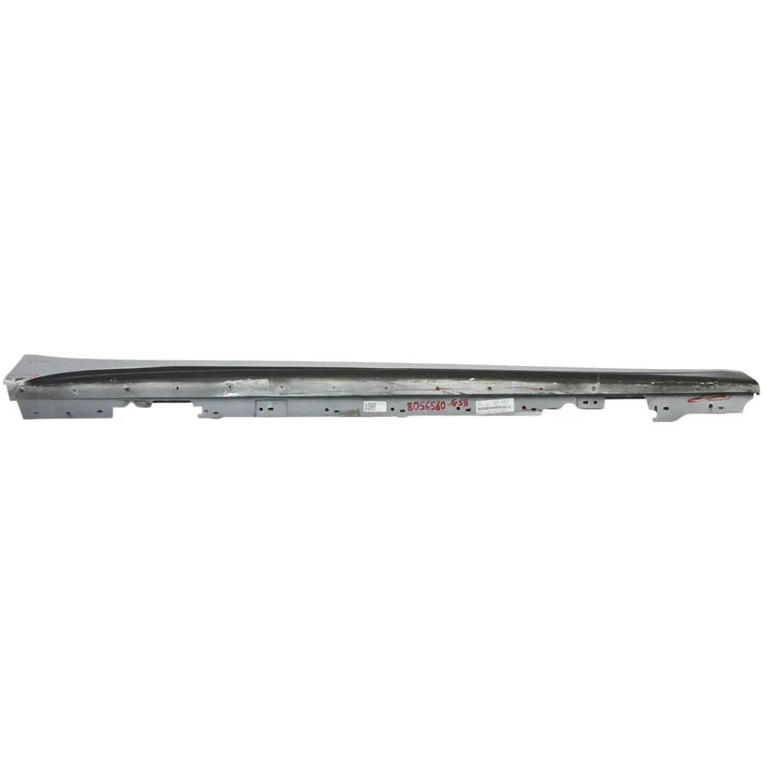 BMW F30 F31 Gonna laterale M Sport Sill Strip destra Glacier Silver Metallic A83 - SKU 8056580-GSB - Numero di parte 8056580