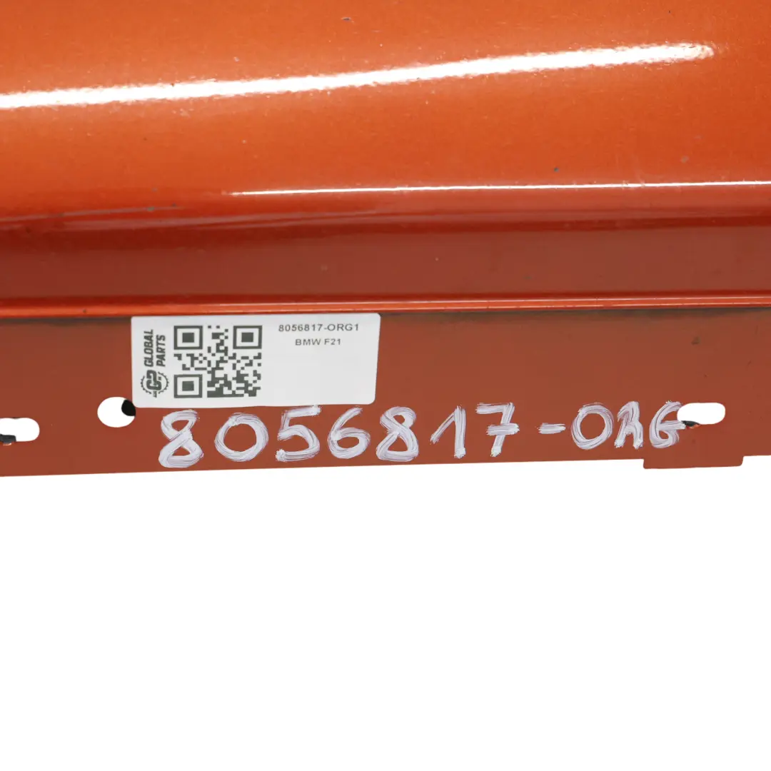 Side Skirt BMW F21 F22 M Sport Sill Strip Left N/S Valencia Orange Metallic B44 to with Part number 8056817 Side Skirt BMW F21 F22 M Sport Sill Strip Left N/S Valencia Orange Metallic B44 - SKU 8056817-ORG1 - Part number 8056817