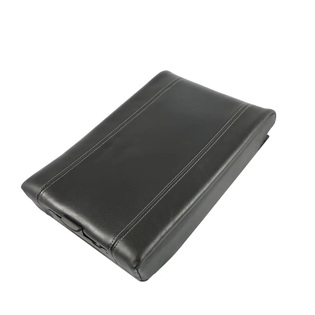 BMW F83 Cabrio Cover Armrest Insert Trim Rear Black Leather - SKU 8058201 - Part number 8058201
